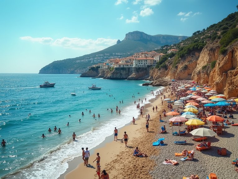 turistai bėga iš Maljorkos tamsios istorijos
