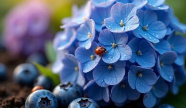 acidic soil benefits blueberries hydrangeas