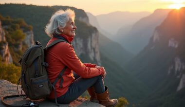 lifetime adventure of elderly woman